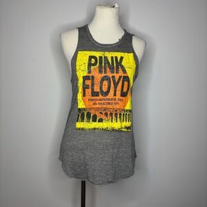 Char Sor- Grey "Pink Floyd" Graphic Tank Top